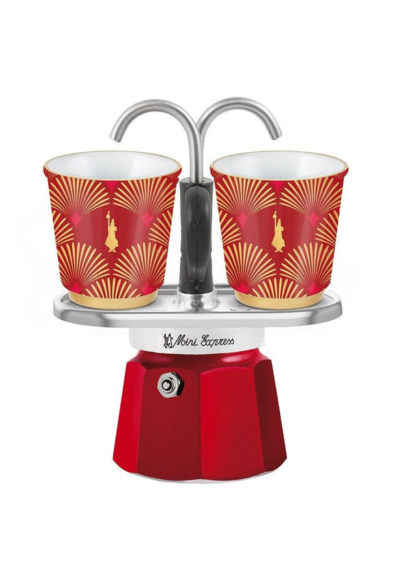 Bialetti Miniexpress Rossa + Bicchierini