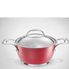 Bialetti Aeternum Corallo Casseruola 2 manici cm 24 senza coperchio