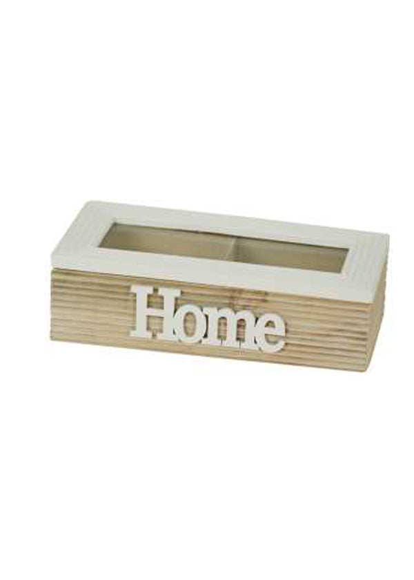 Scatola Porta Tè HOME 2 posti cm 20x10 h6