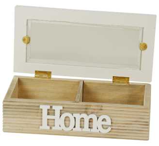 Scatola Porta Tè HOME 2 posti cm 20x10 h6